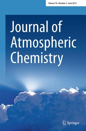 Editor-in-Chief: E.L. Atlas |  Journal of Atmospheric Chemistry | Zeitschrift |  Sack Fachmedien