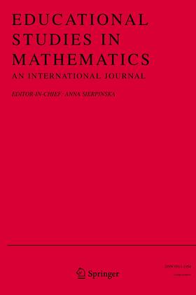Editor-in-Chief: Merrilyn Goos |  Educational Studies in Mathematics | Zeitschrift |  Sack Fachmedien