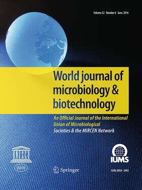 Editor-in-Chief: Peter J. Large |  World Journal of Microbiology and Biotechnology | Zeitschrift |  Sack Fachmedien