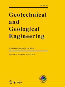 Main Editors: T.B. Edil / P.G. Marinos |  Geotechnical and Geological Engineering | Zeitschrift |  Sack Fachmedien