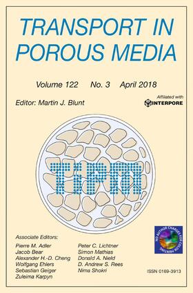 Editor: Martin Blunt |  Transport in Porous Media | Zeitschrift |  Sack Fachmedien