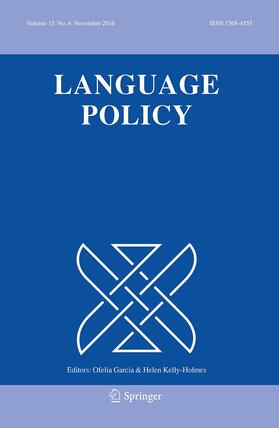 Editors-in-Chief: O. Garcia / H. Kelly-Holmes |  Language Policy | Zeitschrift |  Sack Fachmedien
