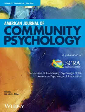  American Journal of Community Psychology | Zeitschrift |  Sack Fachmedien