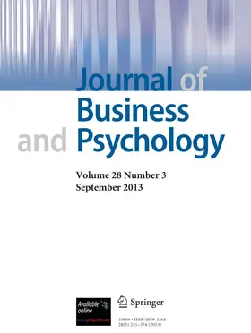 Editor-in-Chief: Steven G. Rogelberg |  Journal of Business and Psychology | Zeitschrift |  Sack Fachmedien