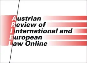  Austrian Review of International and European Law Online | Zeitschrift |  Sack Fachmedien