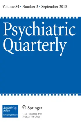 Editor: Jeffrey Borenstein |  Psychiatric Quarterly | Zeitschrift |  Sack Fachmedien