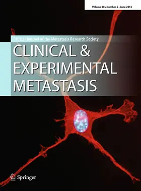 Editor-in-Chief: Jonathan Sleeman |  Clinical & Experimental Metastasis | Zeitschrift |  Sack Fachmedien