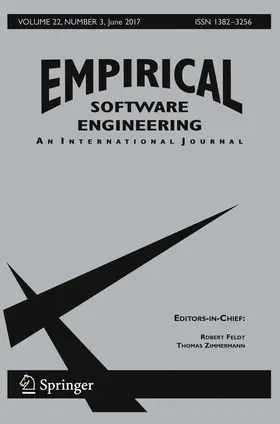 Editor-in-Chief: R. Feldt / Th. Zimmermann |  Empirical Software Engineering | Zeitschrift |  Sack Fachmedien