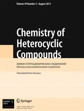 Editor-in-Chief: I. Kalvinsh |  Chemistry of Heterocyclic Compounds | Zeitschrift |  Sack Fachmedien