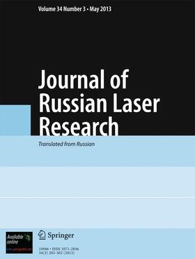 Editor-in-Chief: Oleg N. Krokhin |  Journal of Russian Laser Research | Zeitschrift |  Sack Fachmedien
