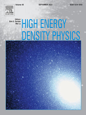 Editors-in-Chief: Richard Lee, Dirk O. Gericke |  High Energy Density Physics | Zeitschrift |  Sack Fachmedien