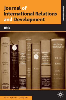 Coordinating Editor: Paul Roe |  Journal of International Relations and Development | Zeitschrift |  Sack Fachmedien