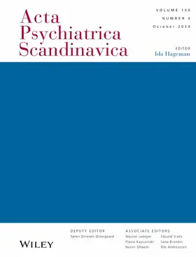  Acta Psychiatrica Scandinavica | Zeitschrift |  Sack Fachmedien