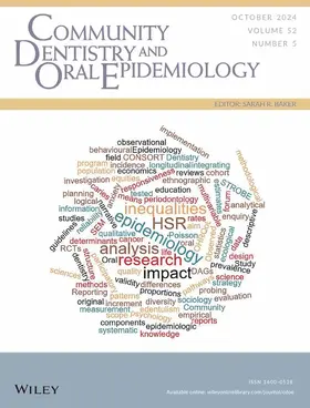  Community Dentistry and Oral Epidemiology | Zeitschrift |  Sack Fachmedien