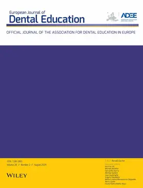  European Journal of Dental Education | Zeitschrift |  Sack Fachmedien