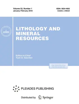 Editor-in-Chief: Yurii O. Gavrilov |  Lithology and Mineral Resources | Zeitschrift |  Sack Fachmedien