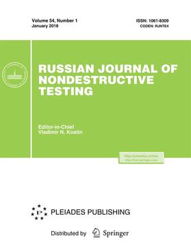Editor-in-Chief: Vladimir N. Kostin |  Russian Journal of Nondestructive Testing | Zeitschrift |  Sack Fachmedien