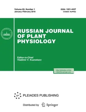 Editor-in-Chief: Vladimir V. Kuznetsov |  Russian Journal of Plant Physiology | Zeitschrift |  Sack Fachmedien