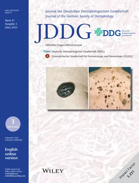 Journal der Deutschen Dermatologischen Gesellschaft (JDDG) | John Wiley & Sons | Zeitschrift | sack.de