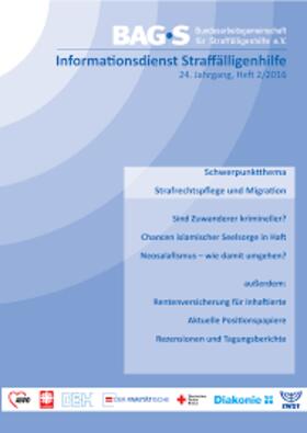 Bundesarbeitsgemeinschaft für Straffälligenhilfe |  Informationsdienst Straffälligenhilfe | Zeitschrift |  Sack Fachmedien