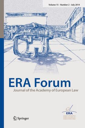 ERA Forum | Zeitschrift |  Sack Fachmedien