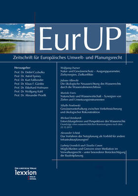  Zeitschrift für Europäisches Umwelt- und Planungsrecht – EurUP | Zeitschrift |  Sack Fachmedien