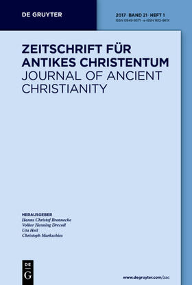  Zeitschrift für Antikes Christentum / Journal of Ancient Christianity | Zeitschrift |  Sack Fachmedien