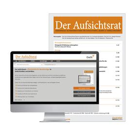 Prof. Dr. Dr. Manuel René Theisen / Dr. Christoph Achenbach / Prof. Dr. Holger Fleischer u.a. |  Der Aufsichtsrat | Zeitschrift |  Sack Fachmedien