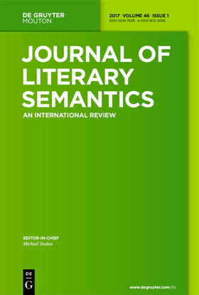 Hrsg. v. Toolan, Michael |  Journal of Literary Semantics | Zeitschrift |  Sack Fachmedien