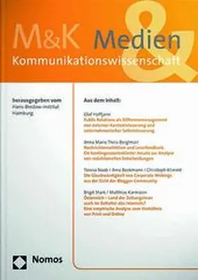  Medien & Kommunikationswissenschaft (MUK) | Zeitschrift |  Sack Fachmedien