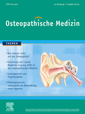 Osteopathische Medizin | Urban & Fischer | Zeitschrift | sack.de