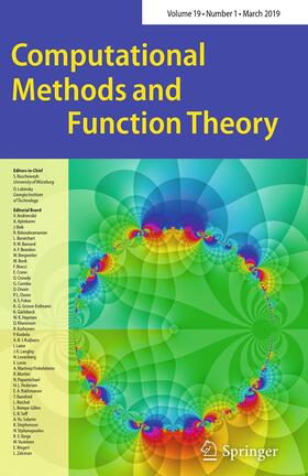  Computational Methods and Function Theory | Zeitschrift |  Sack Fachmedien