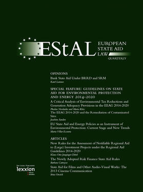  European State Aid Law Quarterly | Zeitschrift |  Sack Fachmedien