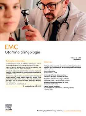  EMC - Otorrinolaringologia | Zeitschrift |  Sack Fachmedien