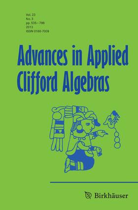 Advances in Applied Clifford Algebras | Zeitschrift |  Sack Fachmedien
