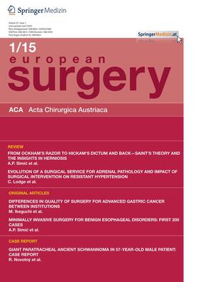 Editors-in-Chief: Franz Martin Riegler |  European Surgery | Zeitschrift |  Sack Fachmedien