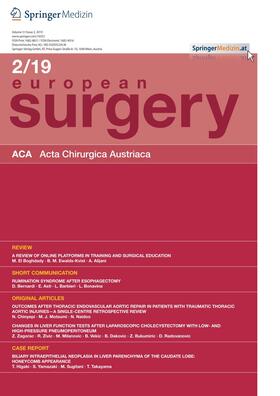  European Surgery | Zeitschrift |  Sack Fachmedien
