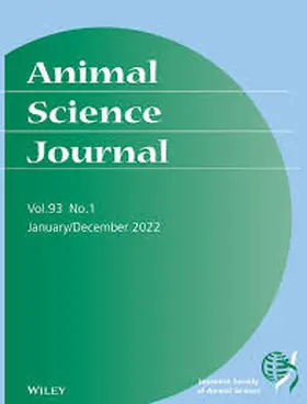  Animal Science Journal | Zeitschrift |  Sack Fachmedien