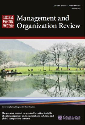 Management and Organization Review | Cambridge University Press | Zeitschrift | sack.de
