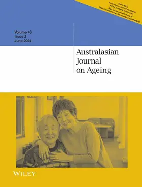  Australasian Journal on Ageing | Zeitschrift |  Sack Fachmedien