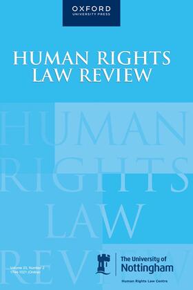 Human Rights Law Review | Zeitschrift |  Sack Fachmedien