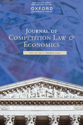  Journal of Competition Law & Economics | Zeitschrift |  Sack Fachmedien