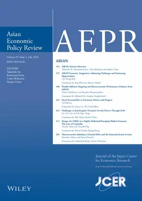  Asian Economic Policy Review | Zeitschrift |  Sack Fachmedien