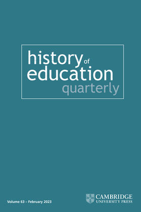  History of Education Quarterly | Zeitschrift |  Sack Fachmedien