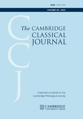  Cambridge Classical Journal | Zeitschrift |  Sack Fachmedien