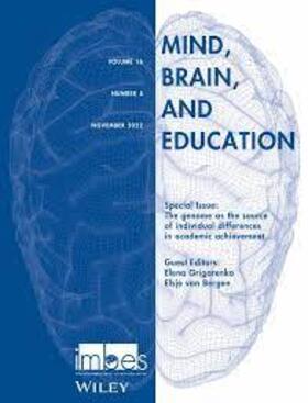  Mind, Brain, and Education | Zeitschrift |  Sack Fachmedien