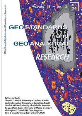  Geostandards and Geoanalytical Research | Zeitschrift |  Sack Fachmedien