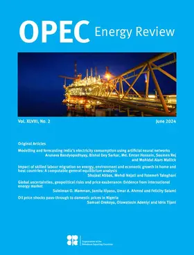  OPEC Energy Review | Zeitschrift |  Sack Fachmedien