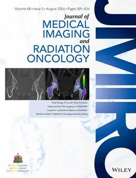  Journal of Medical Imaging and Radiation Oncology | Zeitschrift |  Sack Fachmedien