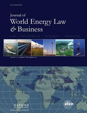  The Journal of World Energy Law & Business | Zeitschrift |  Sack Fachmedien